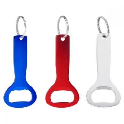 LLAVEROS CON DESTAPADOR Llaveros con destapador sin duda ideales para tu campaña publicitaria ademas como son de aluminio se pueden grabar en laser