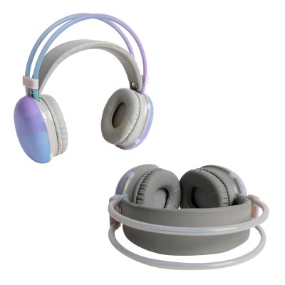 audífonos Oliva personalizados inalámbricos con luz LED y radio FM
