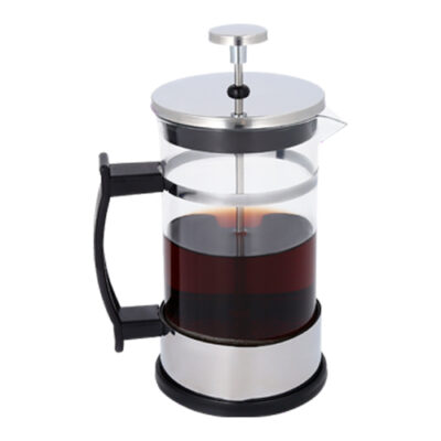 PRENSA FRANCESA DE VIDRIO Prensa francesa de vidrio sin duda con un diseño muy bonito porque su tapa y filtro son de acero inoxidable ademas se puede imprimir