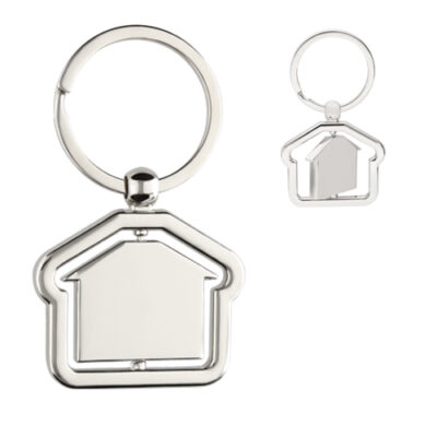 LLAVERO GIRATORIO DE CASA Llavero giratorio de casa sin duda algo muy util para llevar las llaves del hogar ademas se puede grabar en laser 