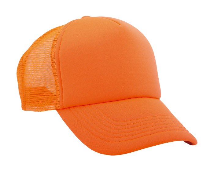 "Gorra Urban personalizada con malla fosforescente para seguridad y deportes"